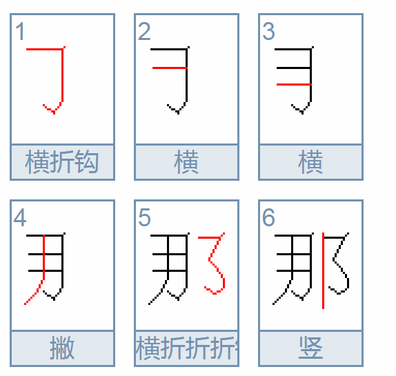 那的偏旁部首是什么