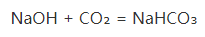 氢氧化钠和二氧化碳反应的化学方程式为？