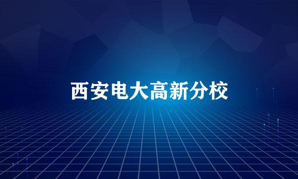 西安电大高新分校