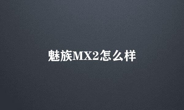 魅族MX2怎么样