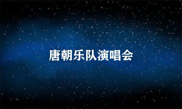 唐朝乐队演唱会