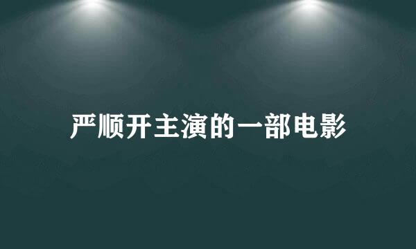 严顺开主演的一部电影