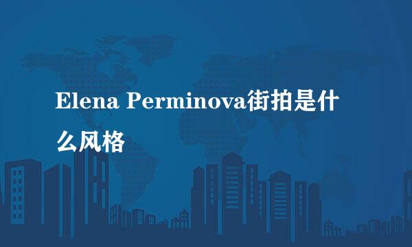 Elena Perminova街拍是什么风格