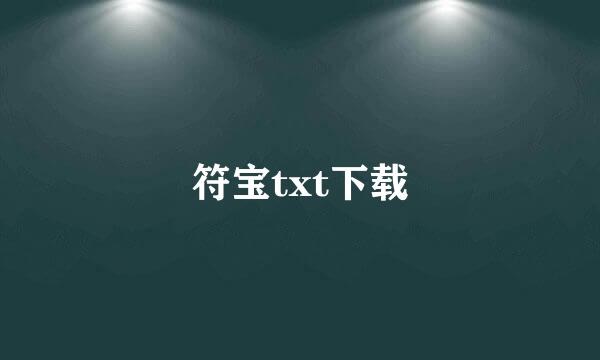 符宝txt下载