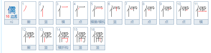 儒怎么读？