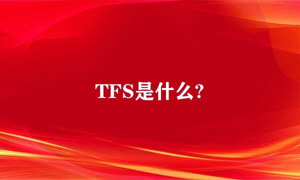 TFS是什么?