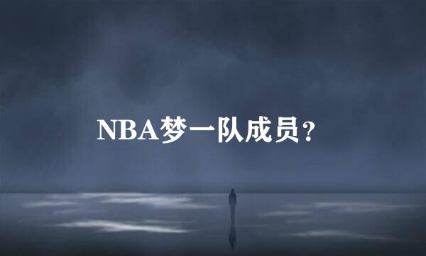 NBA梦一队成员？