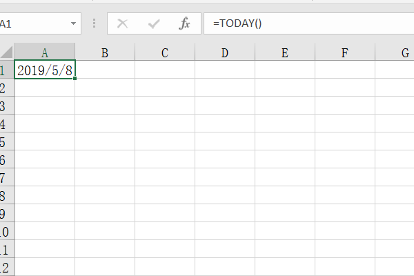 EXCEL中函数TODAY（）的用法是什么？谁能告诉我？