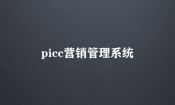 picc营销管理系统