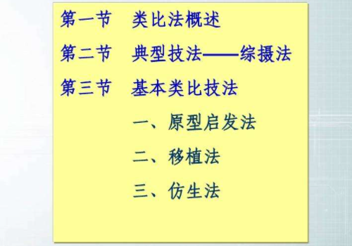 综摄法的运用中分析者可以进行的类比有？