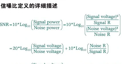 信噪比是什么意思