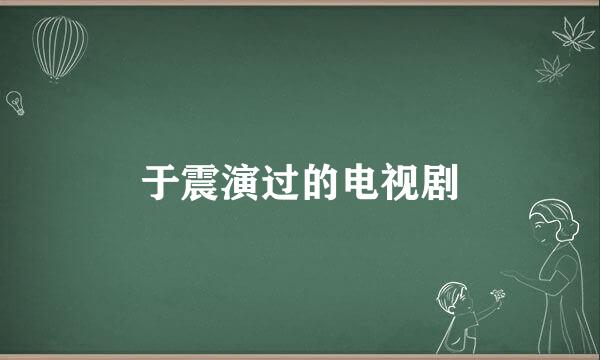 于震演过的电视剧