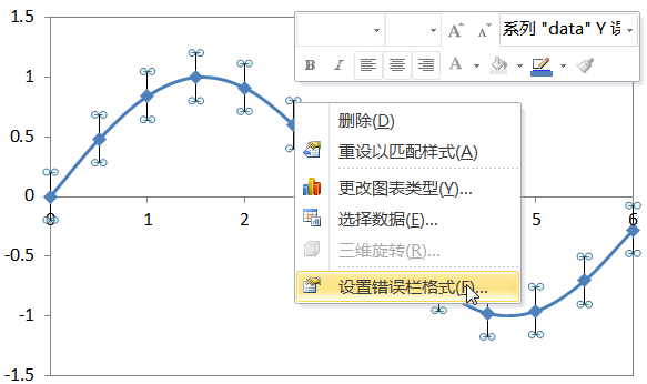 exce扩l如何制作误差棒来自