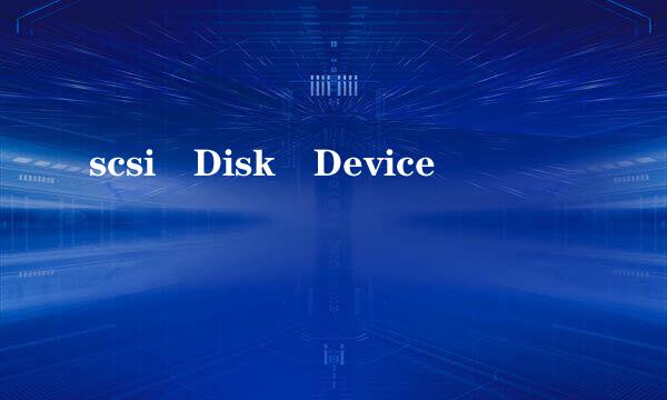 scsi Disk Device