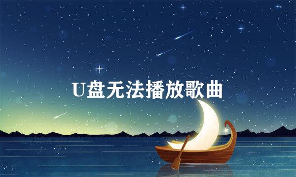 U盘无法播放歌曲