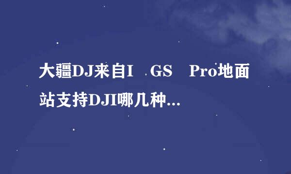 大疆DJ来自I GS Pro地面站支持DJI哪几种飞行器？