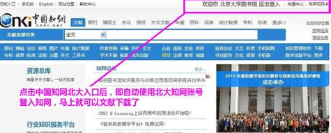中国知网免费入口？