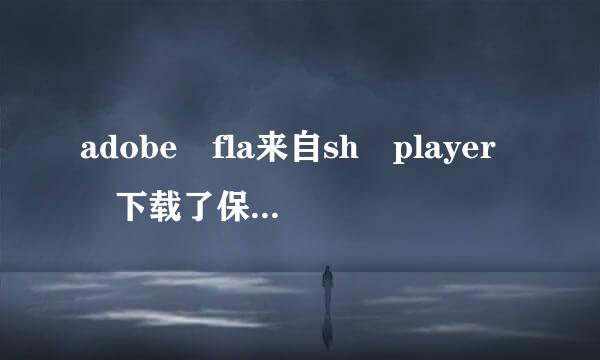 adobe fla来自sh player 下载了保存在哪里