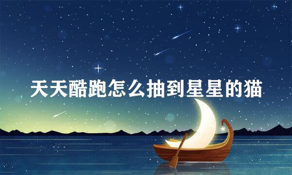 天天酷跑怎么抽到星星的猫