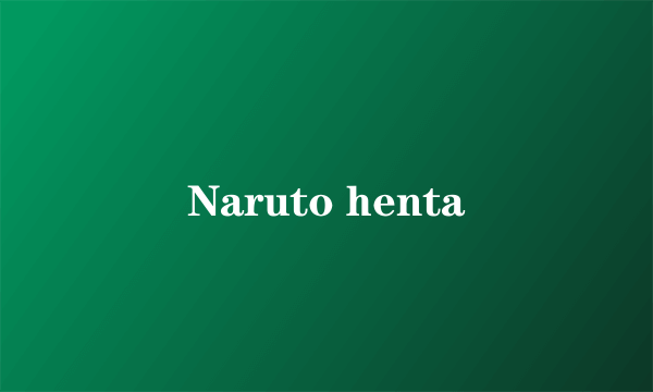 Naruto henta