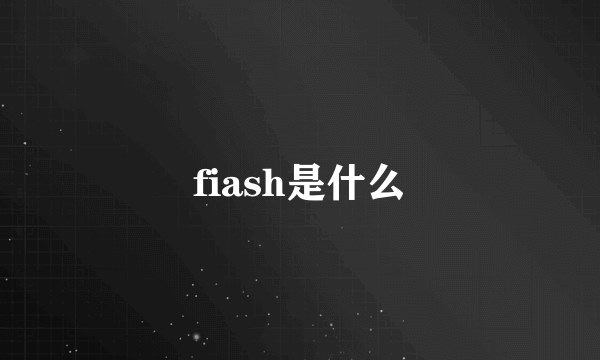 fiash是什么