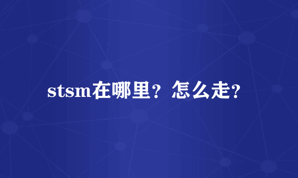 stsm在哪里？怎么走？